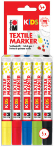 Marabu KiDS Textilmarker, 10 x 3 ml, Emballage 10er