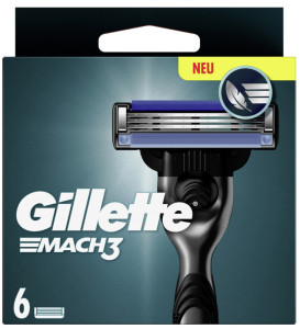 Gillette Mach3 lames de rechange système lame, 6-pack