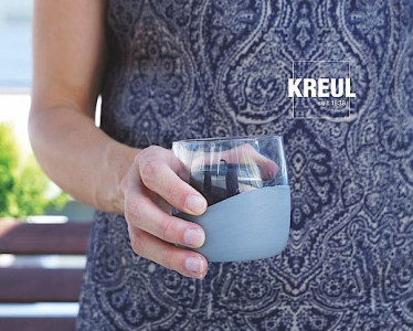 verre KREUL et marqueurs porcelaine Chalky, Lavande Douce