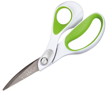 ciseaux Westcott titane Carbo, Longueur: 214 mm, vert / blanc