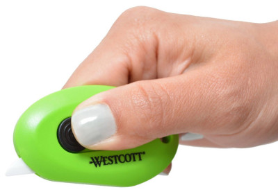 WESTCOTT mini-cutter à lame céramique: 31 mm, vert