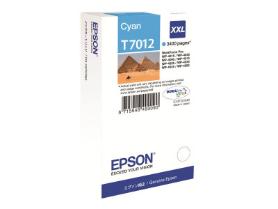 Epson : Cartouche encre XXL CYAN 3.4K WP4000/4500 SERIES