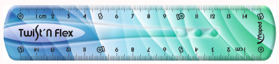 Maped Flachlineal Twist'n Flex DECOR, 150 mm, unzerbrechlich