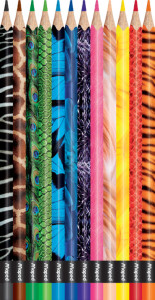 triangulaires Color'Peps de crayon Maped animaux, boîte en carton 24er