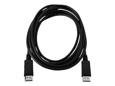 V7 : DISPLAYPORT 2 DISPLAYPORT cable DP 2 DP BLACK 1.8M cable 4K OUT