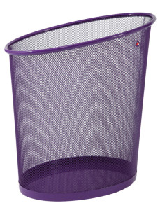 ALBA Corbeille à papier Mesh, en fil d'acier, 18 litres,gris