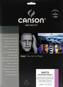 CANSON INFINITY Papier photo BARYTA, A4, 310 g/m2, blanc