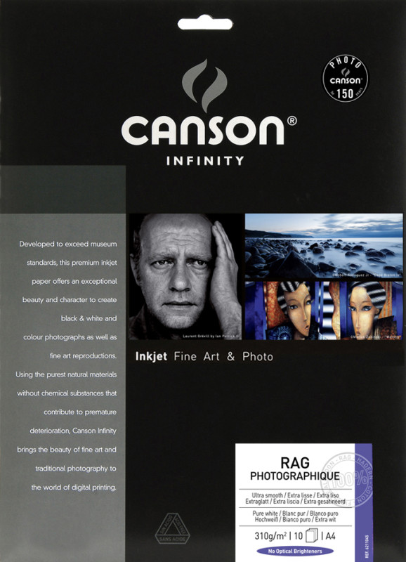 CANSON INFINITY Papier photo Rag Photographique, 310 g/m2,