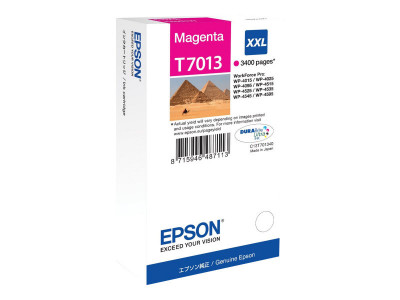 Epson : Cartouche encre XXL MAGENTA 3.4K WP4000/4500 SERIES
