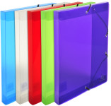 EXACOMPTA Boîte de classement Crystal, A4, PP, cristal