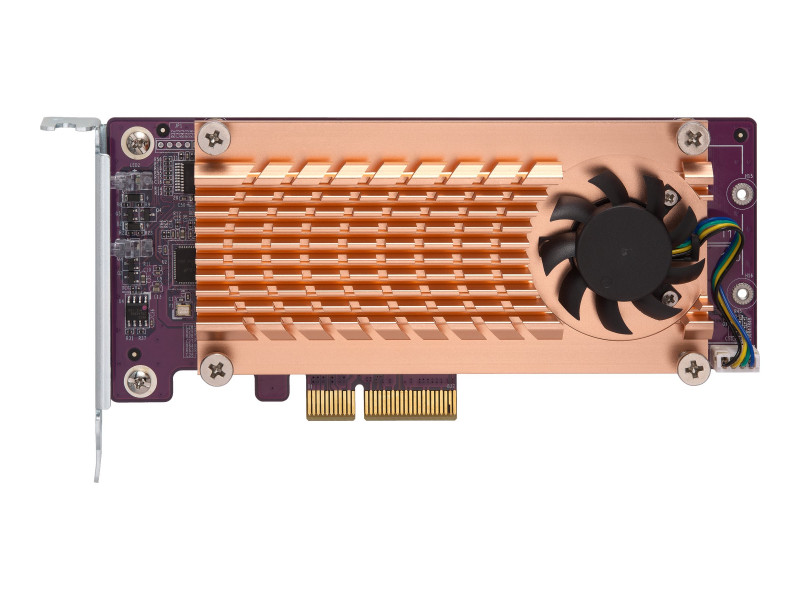 Qnap DUAL M.2 22110 2280 SATA SSD EXPANSION card PCIE GEN2 X2 Busiboutique