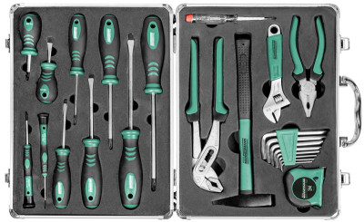 BRÜDER MANNESMANN Kit d'outils, 24 pièces, dans un coffret