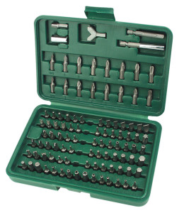 BROTHERS MANNESMANN bit Box Set, 100 pièces dans une boîte