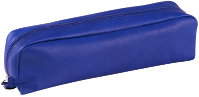 Clairefontaine Trousse cuir rectangulaire, bleu