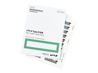 HPe : HPE LTO-8 ULTRIUM RW BAR CODE LABEL pack