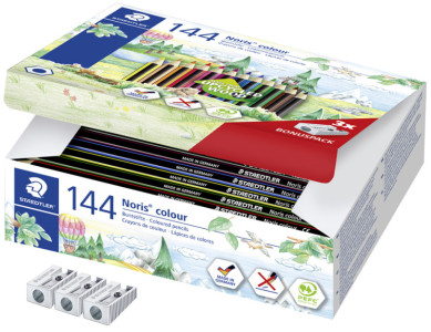 STAEDTLER Noris Buntstift couleur, 144pc Kartonbox