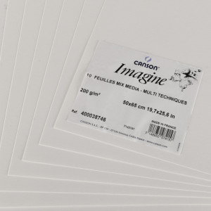 CANSON Papier à dessin Imagine, 500 x 650 mm, 200 g/m2