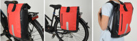 FISCHER sac porte-vélos, rouge / noir FISCHER sac porte-vélos, rouge / noir