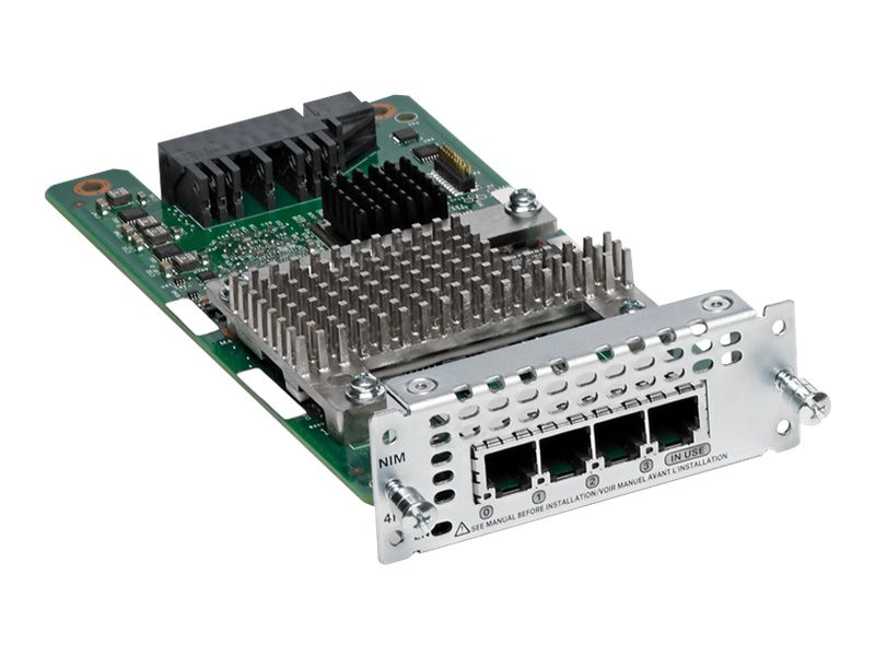 Cisco : 4-PORT NETWORK interface module FXS FXS-E et DID