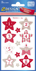 Avery ZDesign Advent Autocollant étoile