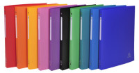 EXACOMPTA Classeur souple, PP, 4 anneaux, A4, assorti