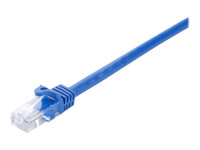 V7 : CABLE RJ45 CAT6 UTP BLEU 0 5M (100% cuivre)