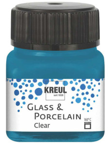 verre KREUL et couleur porcelaine clair, jaune, 20 ml