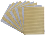 folia Carton ondulé pour travaux manuels, 250 x 350 mm folia Carton ondulé pour travaux manuels, 250 x 350 mm