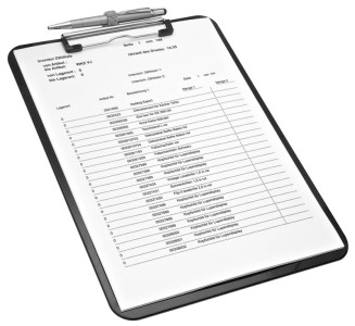 Presse-papiers WEDO, A4, polystyrène, vert clair