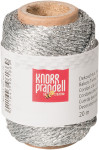 KNORR Prandell Dekoschnur argent métallique, 20 m KNORR Prandell Dekoschnur argent métallique, 20 m