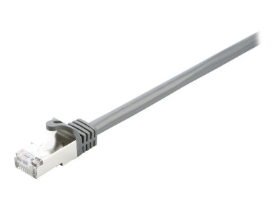 V7 : CABLE RJ45 CAT6 STP GRIS 2M (100% cuivre) BLINDE