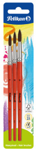 Pelikan Set de pinceaux, 3 pièces, assorti