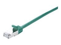 V7 : CABLE RJ45 CAT6 STP VERT 5M (100% cuivre blindé)