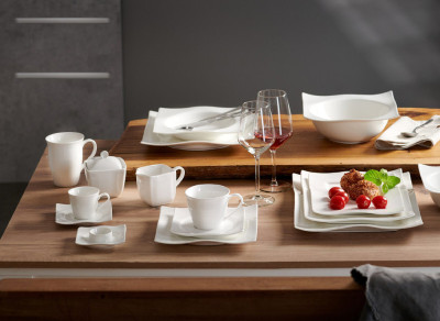 Via par R & B Café soucoupe « Sinfonia », en porcelaine