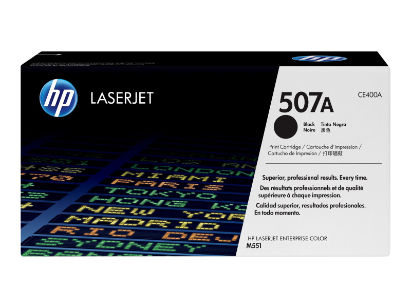 HP : cartouche toner 507A BLACK LaserJet