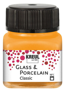 verre et porcelaine KREUL couleur classique, bronze, or 20 ml