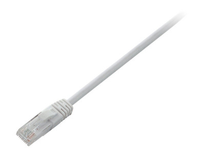 V7 : CABLE RJ45 CAT6 UTP BLANC 50cm (100% cuivre)