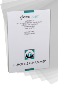 papier à dessin technique SCHÖLLER HAMMER, DIN A4, 90 g / m²