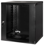 Porte de rechange LogiLink pour répartiteur mural 19, 9 U, noir