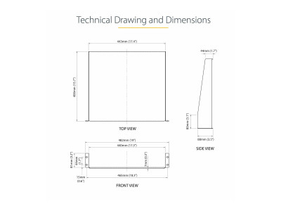 Startech : BLACK STANDARD UNIVERSAL SERVER RACK CABINET SHELF