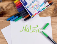 STAEDTLER brosse à double fibre duo lettre peintre, affaire 12er STAEDTLER brosse à double fibre duo lettre peintre, affaire 12er