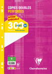 Clairefontaine Copies doubles perforées, A4, séyès