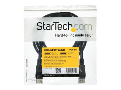 Startech : 5M DISPLAYPORT cable avec LATCHES - M/M