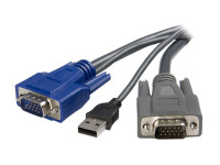 Startech : 10FT ULTRA-THIN USB VGA 2-IN-1 KVM cable
