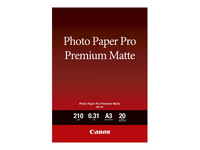 Canon : PM-101 A3 20SH Photo papier PREMIUM MATTE A3 20 SHEETS