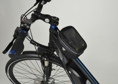 FISCHER Sacoche pour cadre de vélo Premium, noir