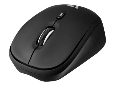 V7 : SOURIS OPTIQUE MOBILE WIRELESS 2.4GHZ 4 BOUTONS 1600DPI NOIR