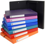 EXACOMPTA Boîte de classement, PP, 40 mm, couleurs assorties