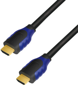 Câble HDMI haut débit LogiLink, HDMI mâle - mâle, 1 m