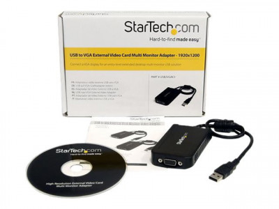 Startech : USB TO VGA EXTERNAL VIDEO card MULTI MONITOR ADAPTER